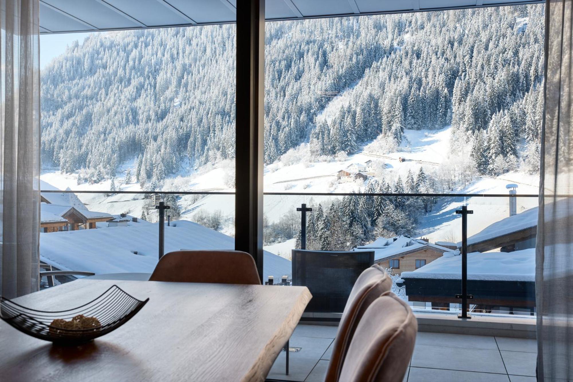Das Luxurioese Chalet-Apartment In Der Residenz Silvretta - Inklusive Silvretta Card Premium See Exterior foto